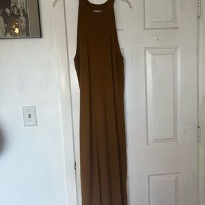 Old Navy Tan Sleeveless Maxi Dress